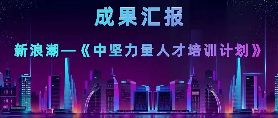 成果汇报 |《新浪潮—中坚力量人才培养计划》项目圆满结束